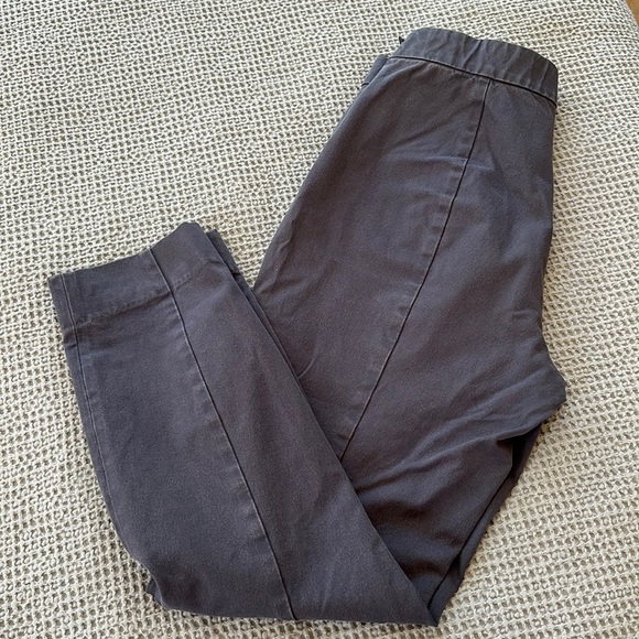 EverlaneThe Side Zip Cotton Stretch Pants Grey- 8 - Picture 6 of 10